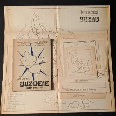 1970 Ghid Turistic BUZAU si zona adiacenta RAMNICU SARAT 148p 11harti monografie
