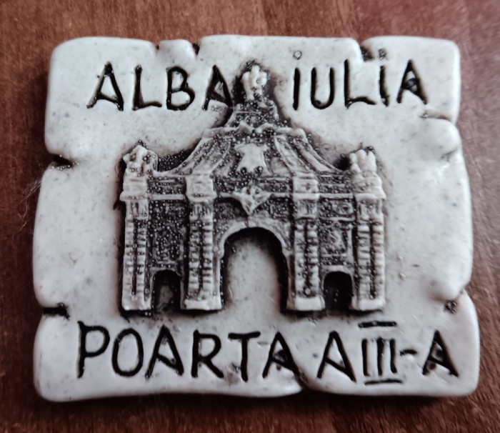 D1 - Magnet frigider - tematica turism - Alba Iulia - Romania 57