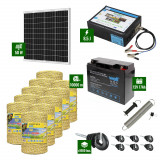 Pachet Gard electric 8,5J putere cu Panou Solar si 10.000m de fir 160Kg