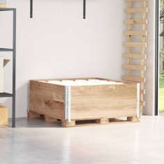 Gossi rame pentru paleti, 2 buc., 100x100 cm, lemn masiv de pin