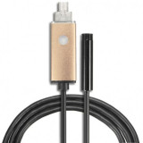 2 in 1 Endoscop 7mm Camera OTG USB pentru Android Culoare Aur, Lungime 10 Metri