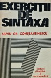 Cumpara ieftin Exercitii de sintaxa - 1977 - Silviu Constantinescu ($T73)