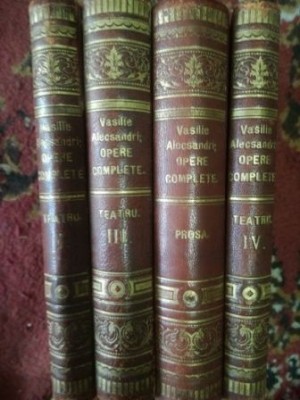 Vasile Alecsandri -Opere complete prima editie 1875 foto