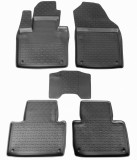 Covorase Cauciuc Premium Stil Tavita Volvo XC90 2014-2024 Seintex, Negre, Fara Miros, Bordura 3cm
