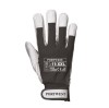 Manusi din piele, negru/alb, 2XL, Portwest