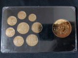 Set Euro - Probe Malta + medal placate cu aur
