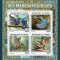 NIGER 2016 - Pescarasul albastru/ set complet - colita + bloc MNH