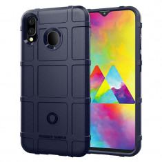 Husa TPU OEM Rugged Shield pentru Samsung Galaxy M20, Bleumarin