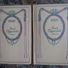 CHARLES DICKENS , DAVID COPPERFIELD , 2 vol IN LIMBA FRANCEZA