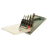 Raider 157798 - Set burghie sticla 3-10 mm 5 bucati