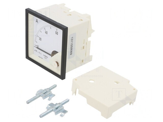 Ampermetru de Panou True RMS 0-60A Clasa 1.5 40-72Hz