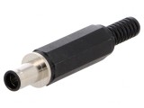 Mufă Alimentare DC Tată 7.9x5.6x0.9mm cu Manșon pe Cablu, Lumberg