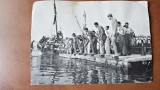 Fotografie Campionat National Natatie Albania 1948, 17x12 cm, Alb Negru, Fotograf Necunoscut