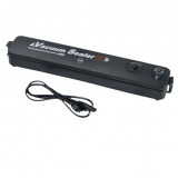 Aparat de Vidat Profesional 90W, Negru, Set cu Pungi Vidat 36x7cm, Uz Casnic, Sigilare Alimente
