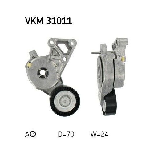 SKF rola intinzator, curea transmisie