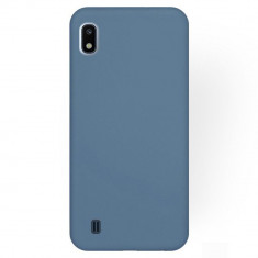 Husa Samsung Galaxy A10 Silicon Gray Blue foto