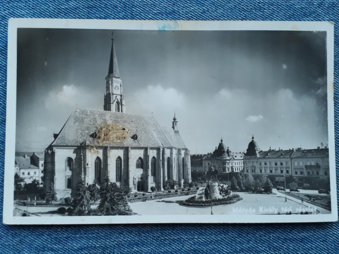 187 - Cluj-Napoca - Piata Matei Corvin / Unirii / Kolozsvar / Carte postala