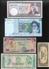 Set #80 15 bancnote de colectie (cele din imagini), Asia