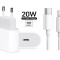 Incarcator Rapid Universal Usb C 20W + Cablu Lightning