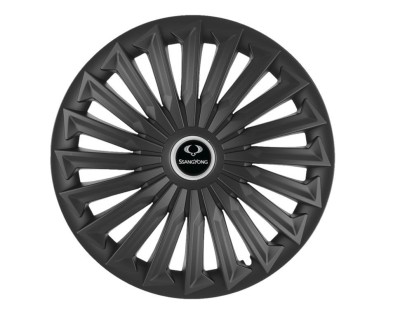 Set 4 capace roti pentru SsangYong, model Joy Black, R16 foto