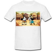 Tricou &amp;quot; Mickey Mouse &amp;amp; Minnie Mouse cowboy &amp;quot; foto