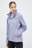 Cumpara ieftin Adidas TERREX geaca outdoor Multi culoarea violet