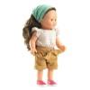 Papusa Djeco Frumoasa Josephine, 32 cm, Par Castaniu, Haine la Moda, +3 Ani