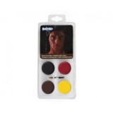 Set Make-up Pictura Fata Copii 4 Culori Indian Godan - Aniversari, Petreceri, Face Painting