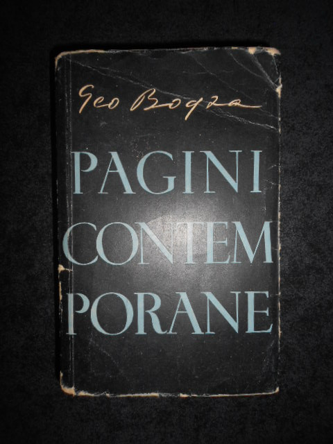 GEO BOGZA - PAGINI CONTEMPORANE 1944-1956