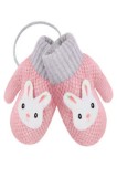 Mănuși de iarnă pentru copii mici, unisex, cu dublă tricotare și căptușeală din pluș, v&acirc;rstă 1-4 &ndash; Mărimea 1-4