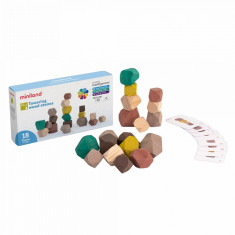 Joc educativ pentru dezvoltarea motricitatii Wood Stones