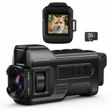 Cumpara ieftin Monoclu Digital Night Vision 4K, 36MP, IR 300m, Zoom 6X, Ecran 1.54", Video &amp; Foto, Card 32GB, USB-C, Negru