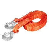 Chinga tractare auto tip chinga AMiO 4500 kg, latime 35 mm, lungime 5 m, cu carlig + carlig, pentru autoturisme, remorci, motociclete si quaduri