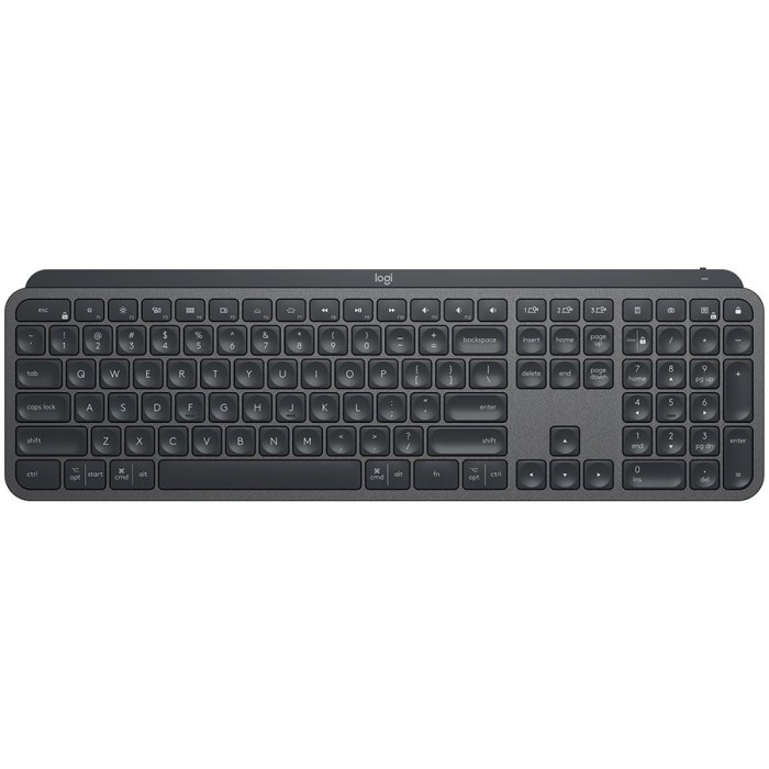 LOGITECH MX Mechanical Wireless Illuminated Performance Keyboard - GRAPHITE - US INTL - 2.4GHZ/BT - EMEA - TACTILE, &quot;920-010757&quot; (timbru verde 0.8 lei
