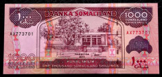 Somaliland 1000 1.000 Shillings 2011 UNC necirculata ** foto