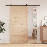 VidaXL Ușă de hambar, 100x208 cm, lemn masiv de pin