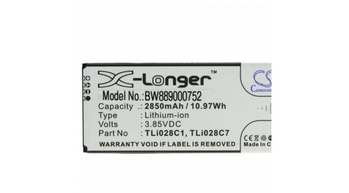 Baterie tip VHBW TLi028C1 pentru Alcatel 1B 2020, 2850 mAh
