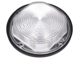 Lentilă LED rotundă silicon transparent neagră