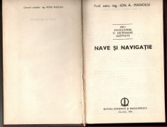 Nave si navigatie - Ion A. Manoliu foto