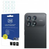 Folie de protectie Camera Spate 3MK Lens pentru Xiaomi Poco F8 Pro, Sticla Flexibila, Set 4 bucati