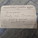 Scrisoarea trimisă la Brăila &icirc;n mai 1943
