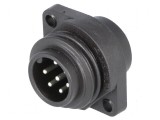 Conector circular soclu tată IP67 7 pini 250V
