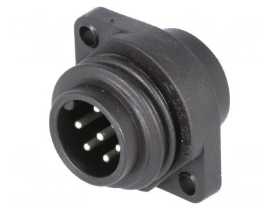 Conector circular soclu tată IP67 7 pini 250V foto