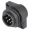 Conector circular soclu tată IP67 7 pini 250V