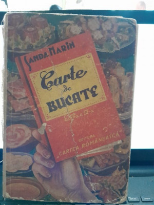 Carte de bucate - Sanda Marin 1937. editia III foto