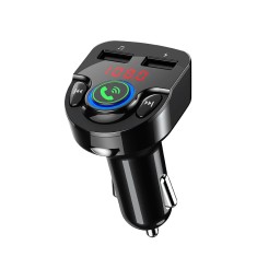 MODULATOR AUTO FM SPACER, Bluetooth 5.0. 1xUSB QC3.0 &amp;amp; 1xUSB max. 5V/3.1A, 12V-24V, max. 10-15m, mic max. 0-2m, format MP3/WMA, 206 canale 87.5-10