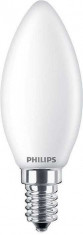 Bec LED filament Philips lumanare B35 E14 4.3W (40W), lumina calda 2700K, 929001345355 foto