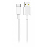 Cablu Date si Incarcare USB la USB Type-C Huawei 04071773, 1 m, Alb