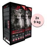 Alpha Spirit Complete Soft Dog Food - Cățeluși 2 x 9 kg