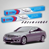 Cumpara ieftin Ștergătoare Mercedes-Benz Clasa C W204 2008-2013 | Set Față Flat &ndash; TeamCar&reg;